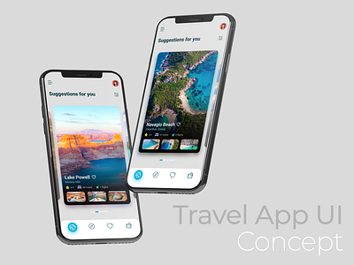 Travel App UI Concept