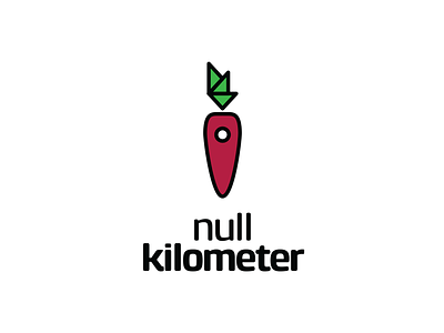 Nullkilometer Logo branding food identity local food logo maps startup