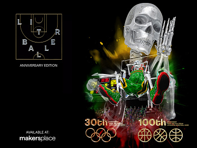 LITBALLER - NFT 3d basketball branding design digital fashion fans fashion nft special edition sports