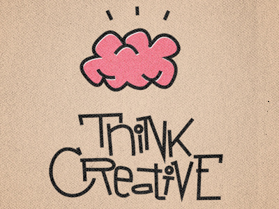 #01 Think Creative experiment logo typography