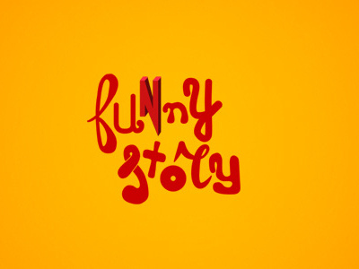 #03 Funny Story experiment logo typography