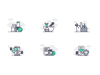 Icons Set app art direction branding design graphic design icons icons set illustration logo ui vector