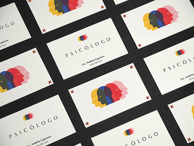 Branding Psicólogo Andrés Lupdanov art direction branding faces gestalt graphic design illustration key visual logo personality psychology terapy typography vector