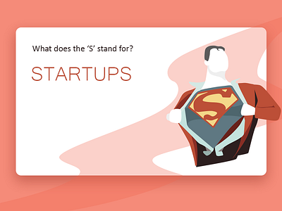 Startupman app clean design illustration retro startup startupman superman ui vector website