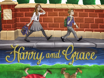 Harry And Grace art illustration photoshop