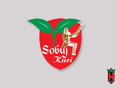 Cricket Logo bangla branding cricket design icon logo sobuj