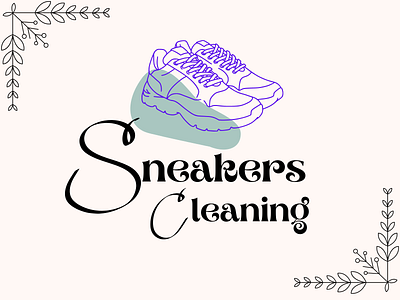 Sneakers Cleaning bestlogodesign conceptlogo logo