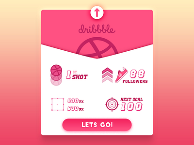 Dribbble UI debut dribbble firstshot ui
