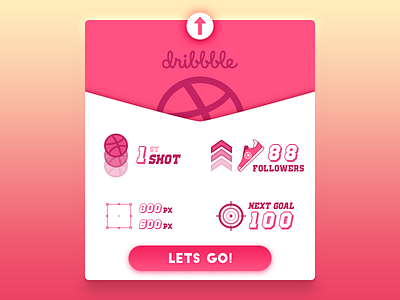 Dribbble UI