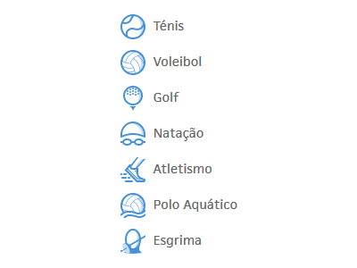 Icons Modalidades