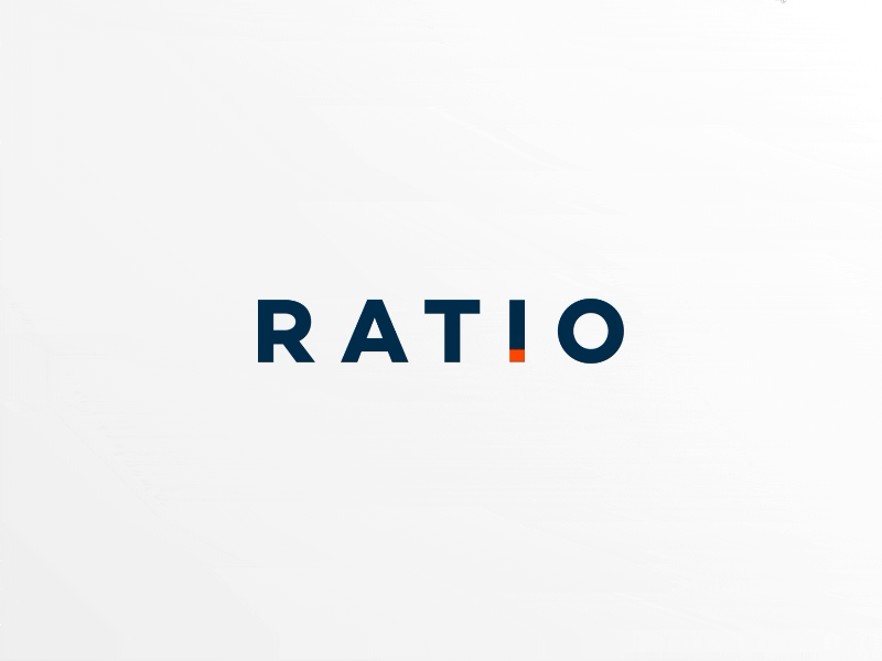 Ratio Logo blue flinto logo orange ratio sans serif space