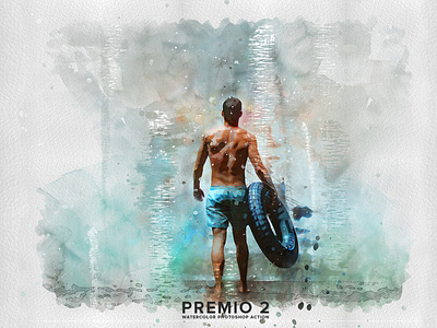 Premio 2 Watercolor Photoshop Action