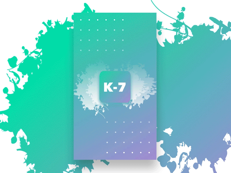 K7 Concept animation minimal. product design prototype trend ui