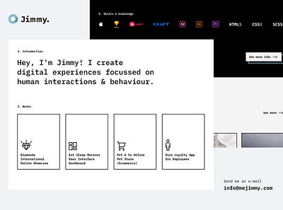 I Made The Decision And I Intend To Keep It black black white bold border grey monospace portfolio serif ui ux