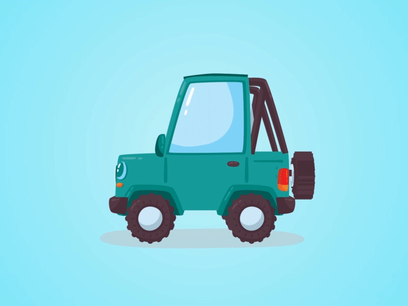 3D Car 2d animation 3d after effect animation car design dribbble extrude gif icon illustration loop moawad motion vector