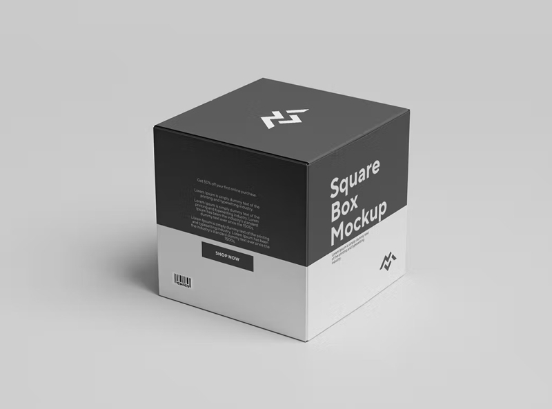 Square Box Mockup by Graphic_World898 on Dribbble