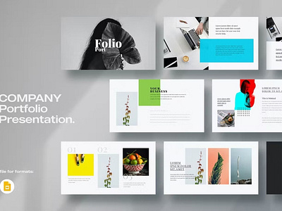 Minimal Portfolio Google Slides Template