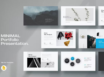 Portfolio Google Slides Template google slides portfolio slides template template