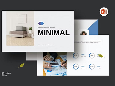 Minimal Presentation Template google slides portfolio slides template template