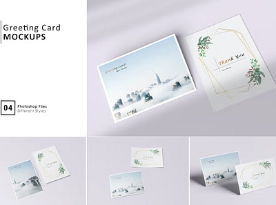 Greeting Card Mockups magazine mockup minimal minimal brochure mockup