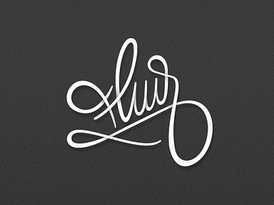 Fluir/To Flow - Logo lettering logo logotype type