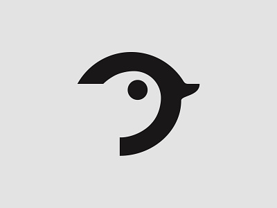Sparrow bird bird logo black and white design icon logo minimalist sparrow