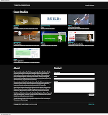 Tyrick Christian Dot Com heroku html5 mongo sinatra site