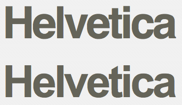 Comparing Helvetica & Arial arial helvetica