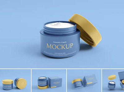 Cosmetic Cream Mockups mock up mockup mockups scene