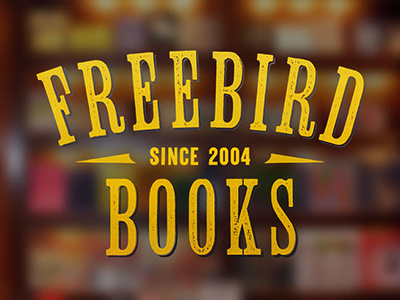 Freebird books design typography