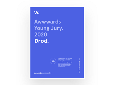 Awwwards Young Jury 2020