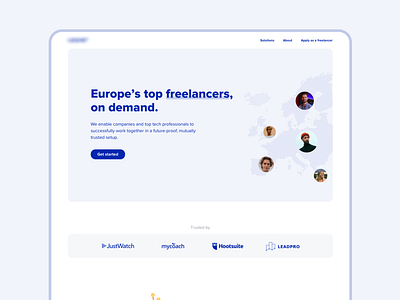 Landing Page - Startup Concept