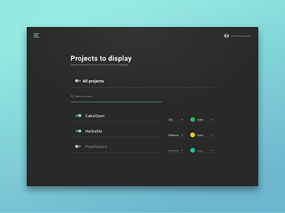 Daily UI #007 - Settings