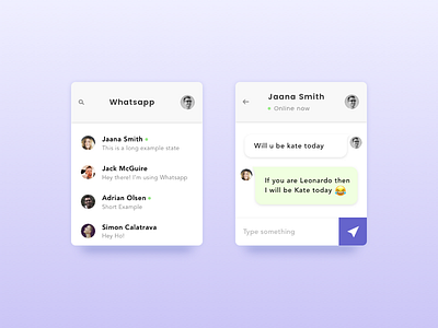 Daily UI #013 - Direct Messaging by Drod on Dribbble