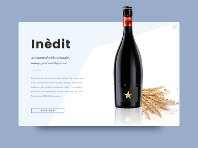 Daily UI #016 - Pop-Up / Overlay 016 barcelona beer clean dailyui minimal overlay pop up product shop ui