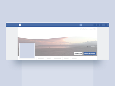 Daily UI #031 - File Upload 030 clean concept dailyui facebook file image process profile upload