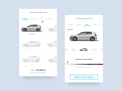 Daily UI #033 - Costumize Product