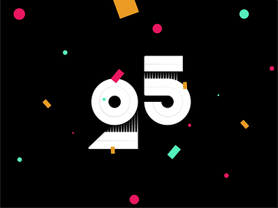 I'm 25! 🎂 25 animation bday birthday celebrate celebration design dribbble interaction invisionstudio motion numbers typography