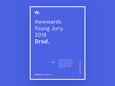 Awwwards Young Jury