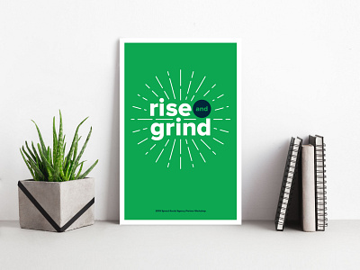 Rise and Grind Poster Design