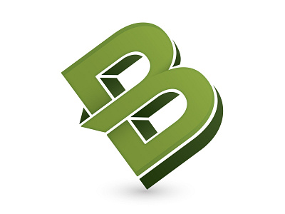 Basement 3d graphic icon logo