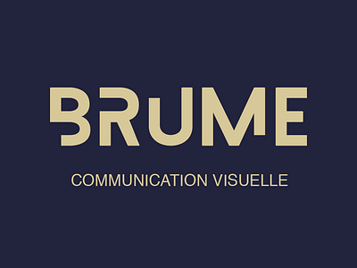 Brume | Logo for an creative agency branding design flat logo vector