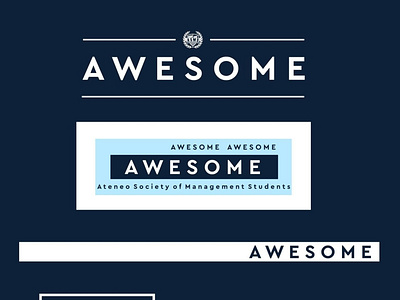 Awesome Typography branding graphic design typography