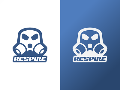 Respire - Logo aftermarket automotive brand identity branding breathing cars design gasmask icon intake logo modification motorsport vector