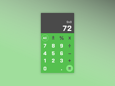 Daily UI 004 – Calculator calculator clean daily ui 004 design maths ui ux design
