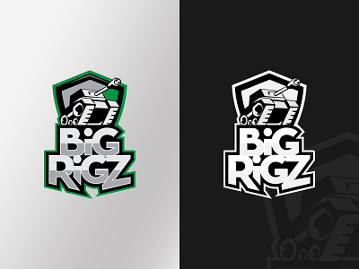 BiG RiGZ logo branding design esports fps gamer logo logo team logo vector