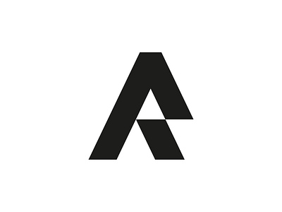 AR Monogram branding icon letter mark abstract logo logo design logo mark symbol