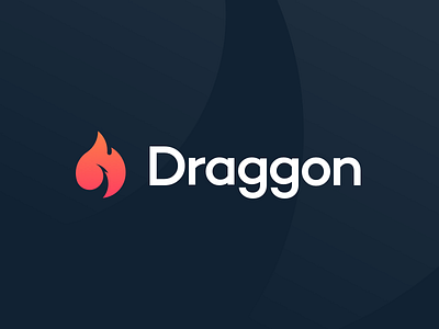 Draggon Logo branding dragon fire flame icon logo symbol tail