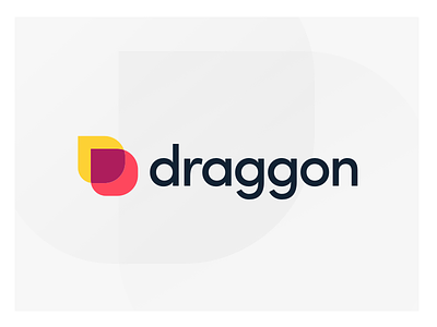 Draggon Chosen abstract d branding client icon layering letter d logo sliding