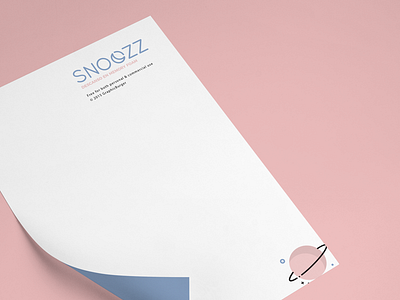 SNOOZZ branding illustration illustrator logo